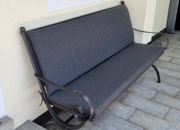 Httmls padprna 50-45x160x5cm mretben s Sunbrella Sooty sznben