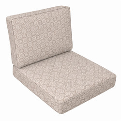 Rattan p�rnaszett 60x60x10 cm �s 60x43x10 cm